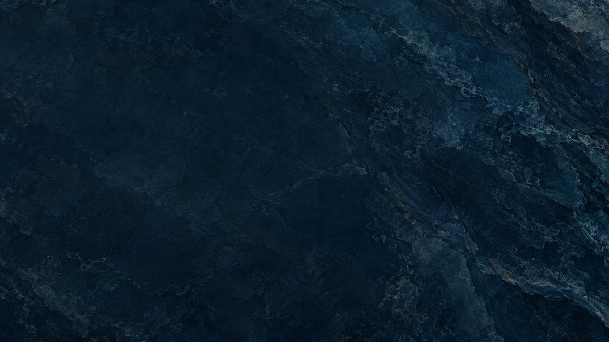 Dark navy stone with fine natural veining