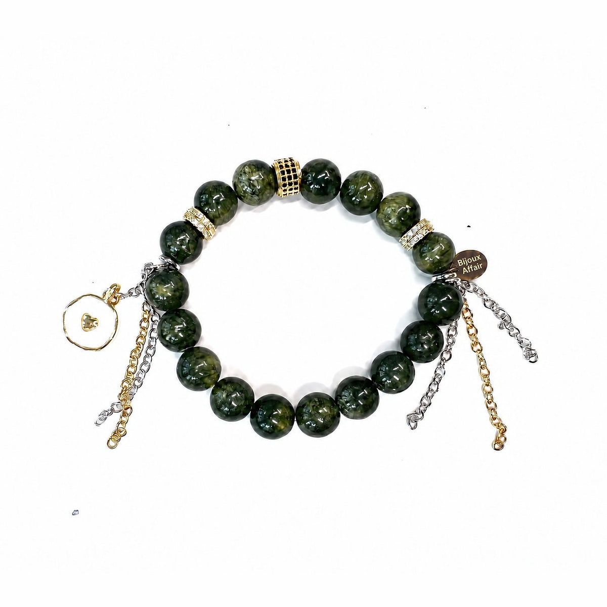 Green Moss Agate Bracelet
