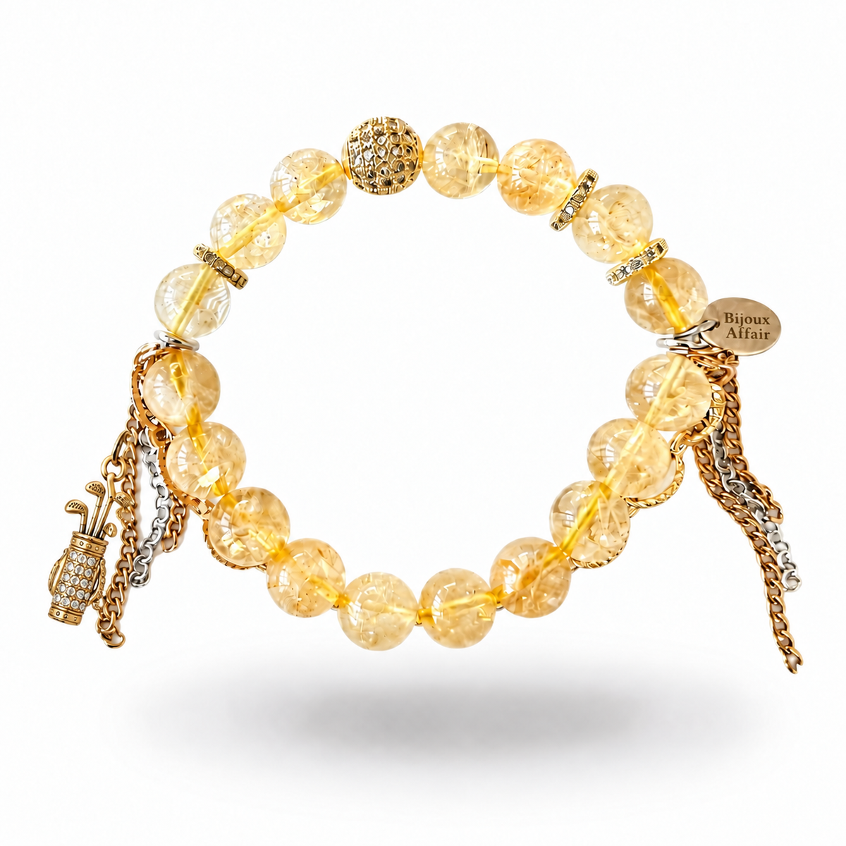 Citrine & Crystal Bracelet