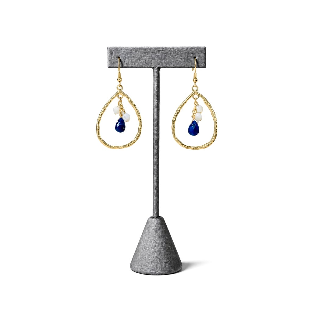 Lapis Lazuli Teardrop Earrings