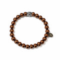 Men's Bronze Hematite Bracelet — 8 mm